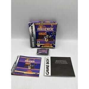 2001 Millipede/super Breakout/lunar Lander Gameboy Advance Complete In Box